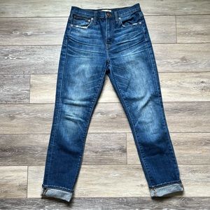 Madewell High-Rise Slim Boy Jean